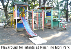 Playground for infants at Rinshi no Mori Park